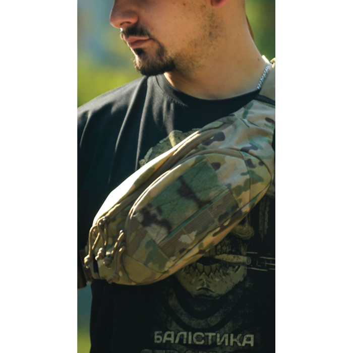 Сумка-бананка "Саква" (Розмір М | Мультикам) ТМ Балістика