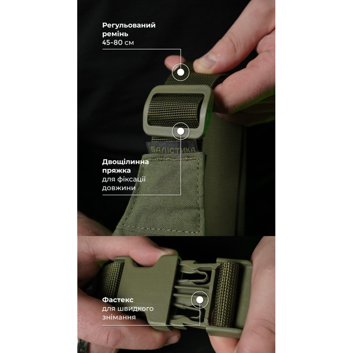 Сумка-бананка "Саква" (Розмір М | Олива) ТМ Балістика