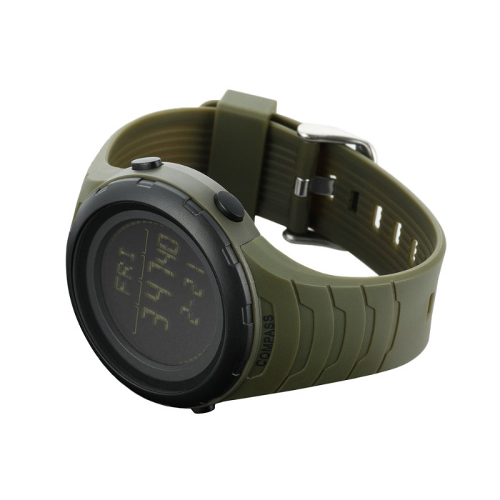 Тактичний електронний годинник “2166” (11 функцій | Олива) ТМ M-Tac