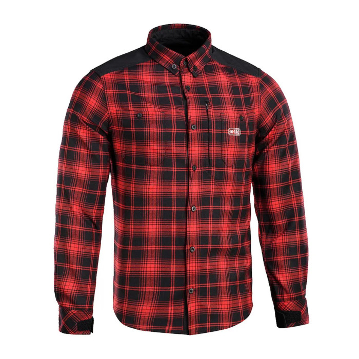 Сорочка “Redneck Shirt” (M | Рукав Regular | Червоно-чорна) ТМ M-Tac
