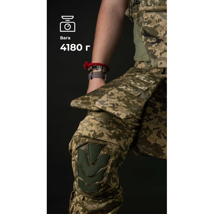Тактический килт "Фолд" [1 класс защиты] (Размер L-XXL | Обхват 100 - 120 см | ММ14 “Пиксель”) ТМ Баллистика