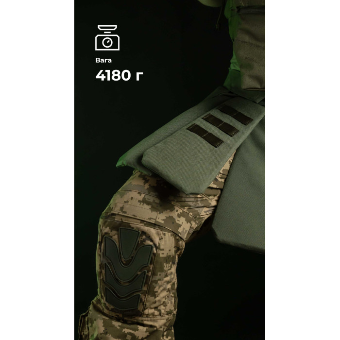 Тактичний кілт "Фолд" [1 клас захисту] (Розмір L-XXL | Обхват 100 - 120 см | Олива) ТМ Балістика