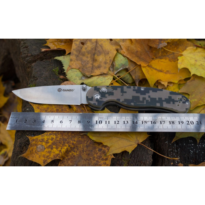 Нож складной “G727M” (Нержавеющая сталь | Камуфляж) ТМ Ganzo