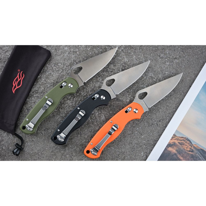 Нож складной “G729-GR” (Нержавеющая сталь | Зеленый) ТМ Ganzo