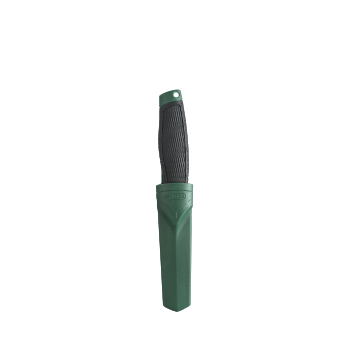 Нож нескладной “G806-GB” (Нержавеющая сталь | С кожухом | Зеленый) ТМ Ganzo
