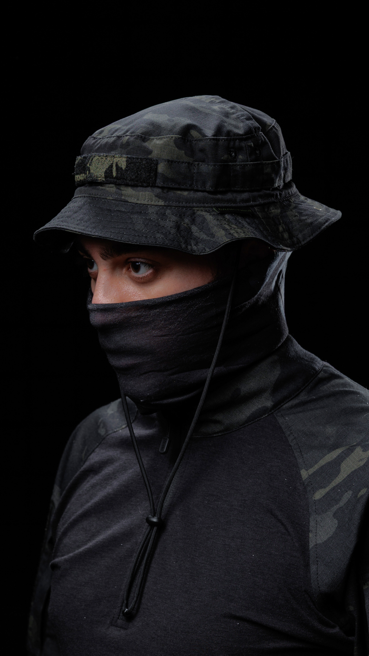 Панама тактична "Хьотр" XL-XXL (59-60 | Чорний Мультикам) ТМ Балістика Панама тактична "Хьотр" XL-XXL (59-60 | Чорний Мультикам) ТМ Балістика