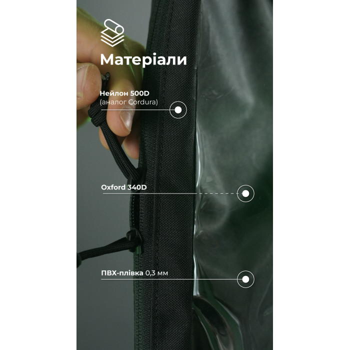 Тактический органайзер "Окляник" (L | 3,4 л | Черный) ТМ Баллистика