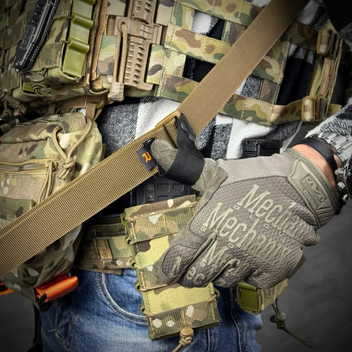 Ремень для оружия “Tyr” (1-2-точечный | С дополнительным креплением | Койот) ТМ RAGNAROK