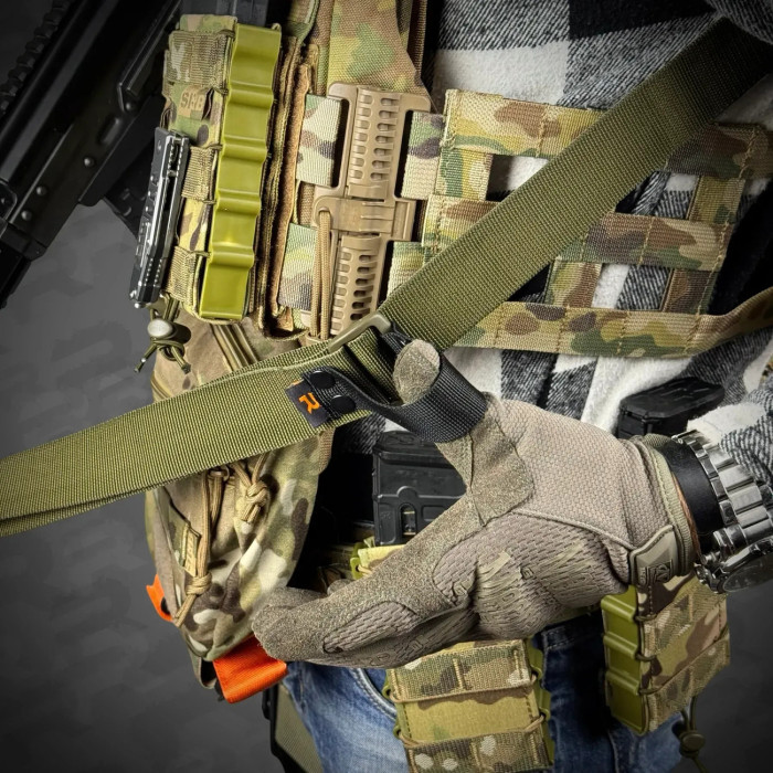 Ремінь для зброї “Tyr” (1-2-точковий | З додатковим кріпленням | Олива) ТМ RAGNAROK Ремінь для зброї “Tyr” (1-2-точковий | З додатковим кріпленням | Олива) ТМ RAGNAROK