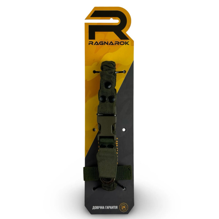 Ремень для оружия “Thor” (1-точечный | С креплением к плитоноске | Олива) ТМ RAGNAROK