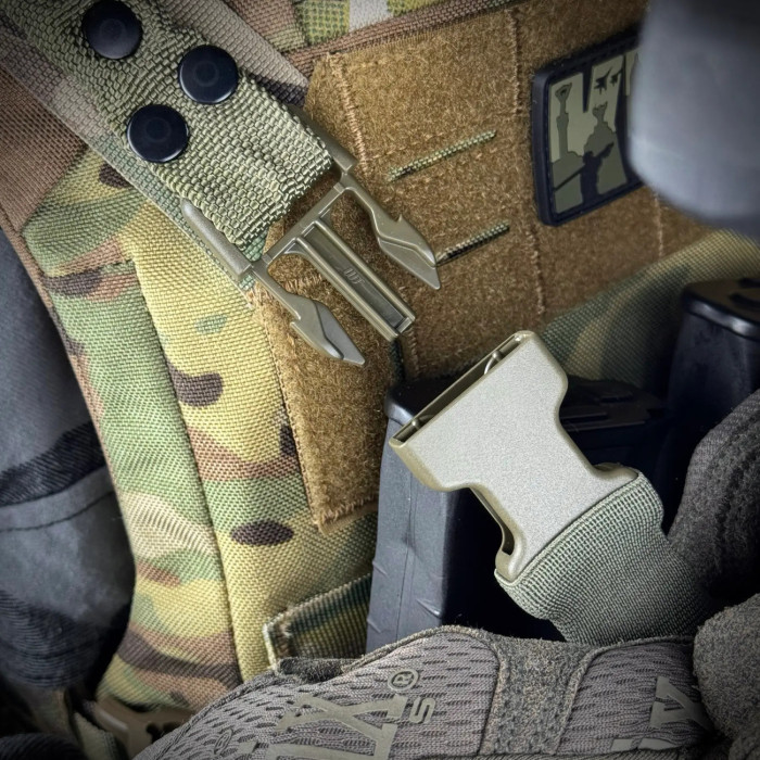 Ремінь для зброї “Thor” (1-точковий | З кріпленням до плитоноски | Мультикам + Олива) ТМ RAGNAROK