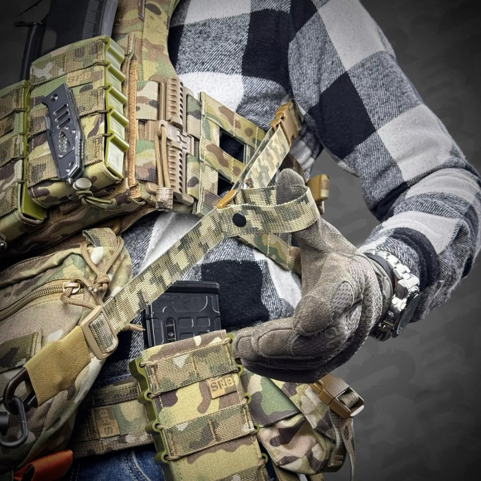 Ремень для оружия “Forseti” (1-2-точечный | Эластичный | ММ14 “Пиксель”) ТМ RAGNAROK Ремень для оружия “Forseti” (1-2-точечный | Эластичный | ММ14 “Пиксель”) ТМ RAGNAROK