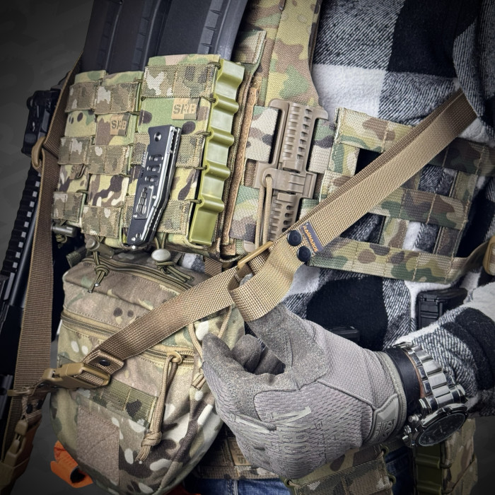 Ремень для оружия “Hel Gen.II” (3-точечный | Крепление карабин | Койот) ТМ RAGNAROK Ремень для оружия “Hel Gen.II” (3-точечный | Крепление карабин | Койот) ТМ RAGNAROK