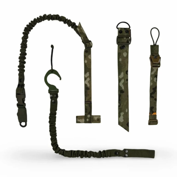 Ремень для оружия “Thor” (1-точечный | С набором креплений к плитоноске | Мультикам + Олива) ТМ RAGNAROK Ремень для оружия “Thor” (1-точечный | С набором креплений к плитоноске | Мультикам + Олива) ТМ RAGNAROK