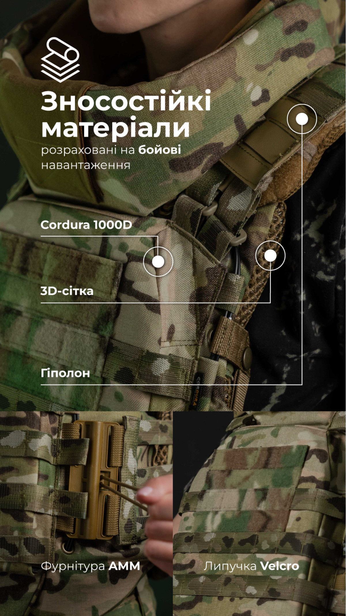 Женский бронежилет "Сармат" (1 класс защиты | под бронеплиты 25×30 см | Мультикам) ТМ Баллистика Женский бронежилет "Сармат" (1 класс защиты | под бронеплиты 25×30 см | Мультикам) ТМ Баллистика