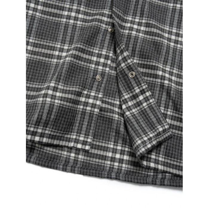 Картата сорочка “Клітинка № 17” (M | Світло‑сіра) ТМ Gard