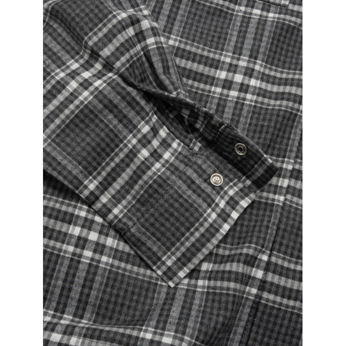 Картата сорочка “Клітинка № 17” (M | Світло‑сіра) ТМ Gard