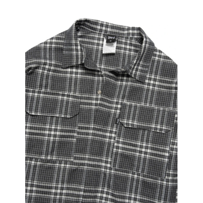 Картата сорочка “Клітинка № 17” (XL | Світло‑сіра) ТМ Gard
