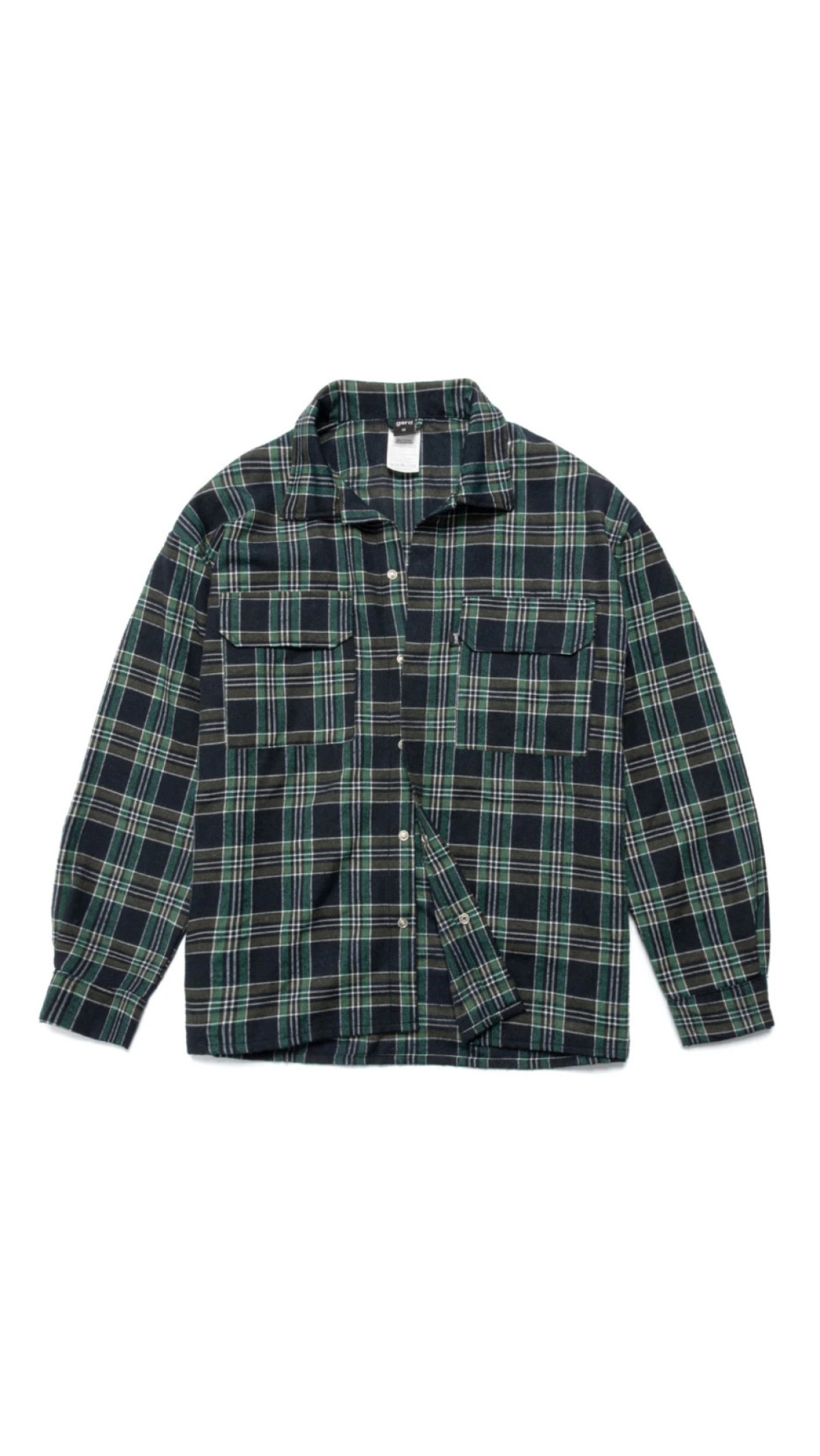 Картата сорочка “Клітинка № 19” (M | Зелена) ТМ Gard