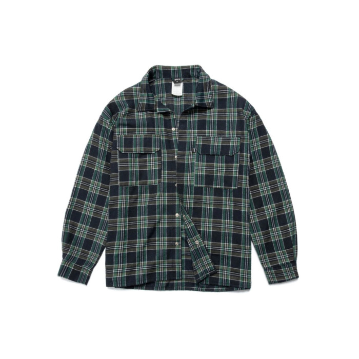 Картата сорочка “Клітинка № 19” (L | Зелена) ТМ Gard