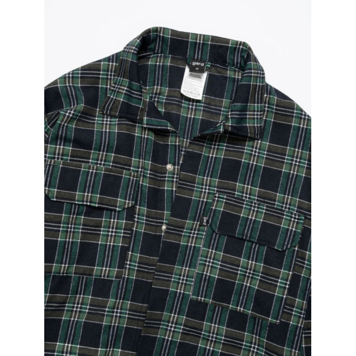 Картата сорочка “Клітинка № 19” (M | Зелена) ТМ Gard