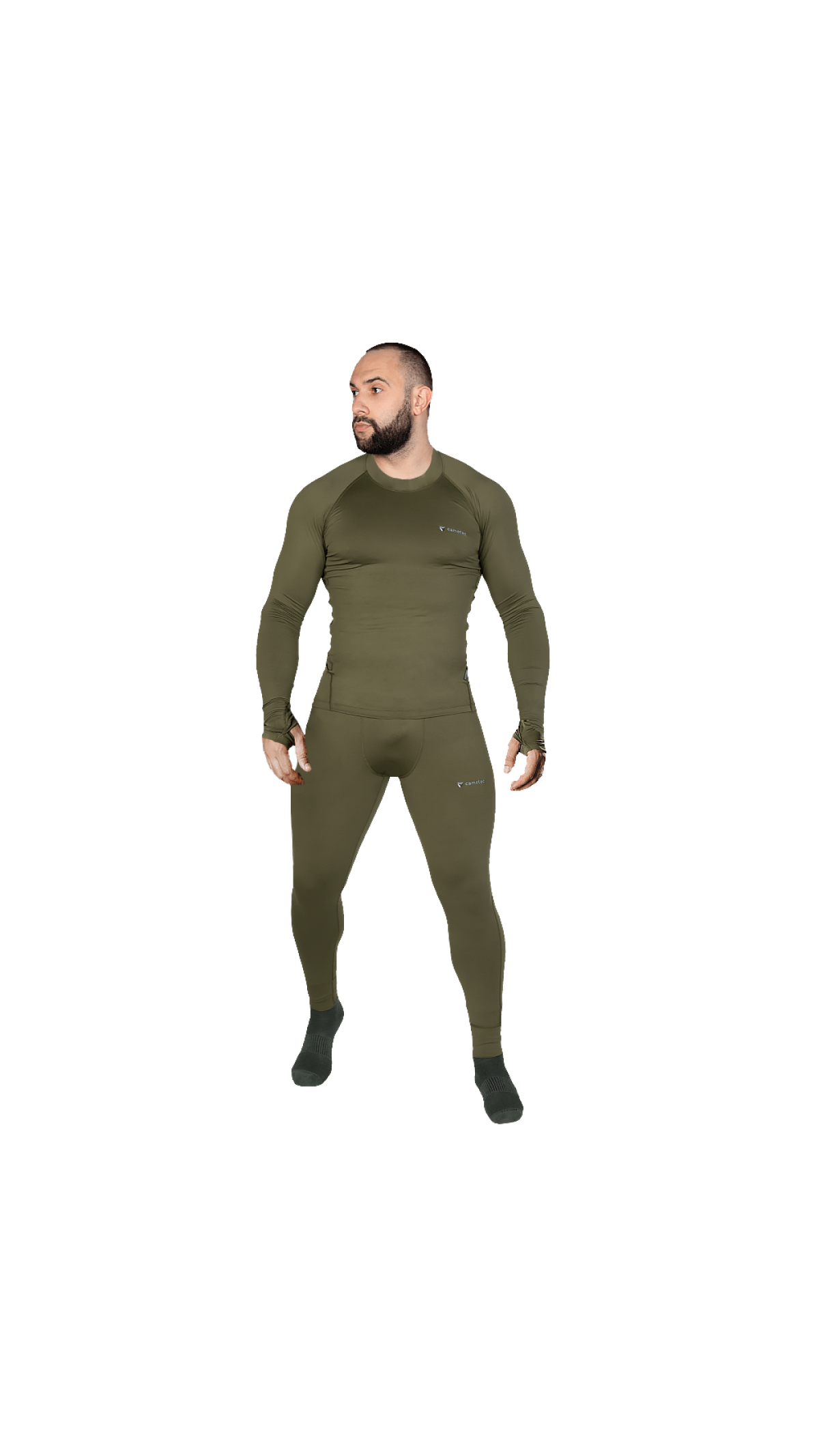 Комплект базового слоя LVL1 “CoolPass SJ 2.0” (S | Влагоотводящий | Олива) ТМ Camotec Комплект базового слоя LVL1 “CoolPass SJ 2.0” (S | Влагоотводящий | Олива) ТМ Camotec