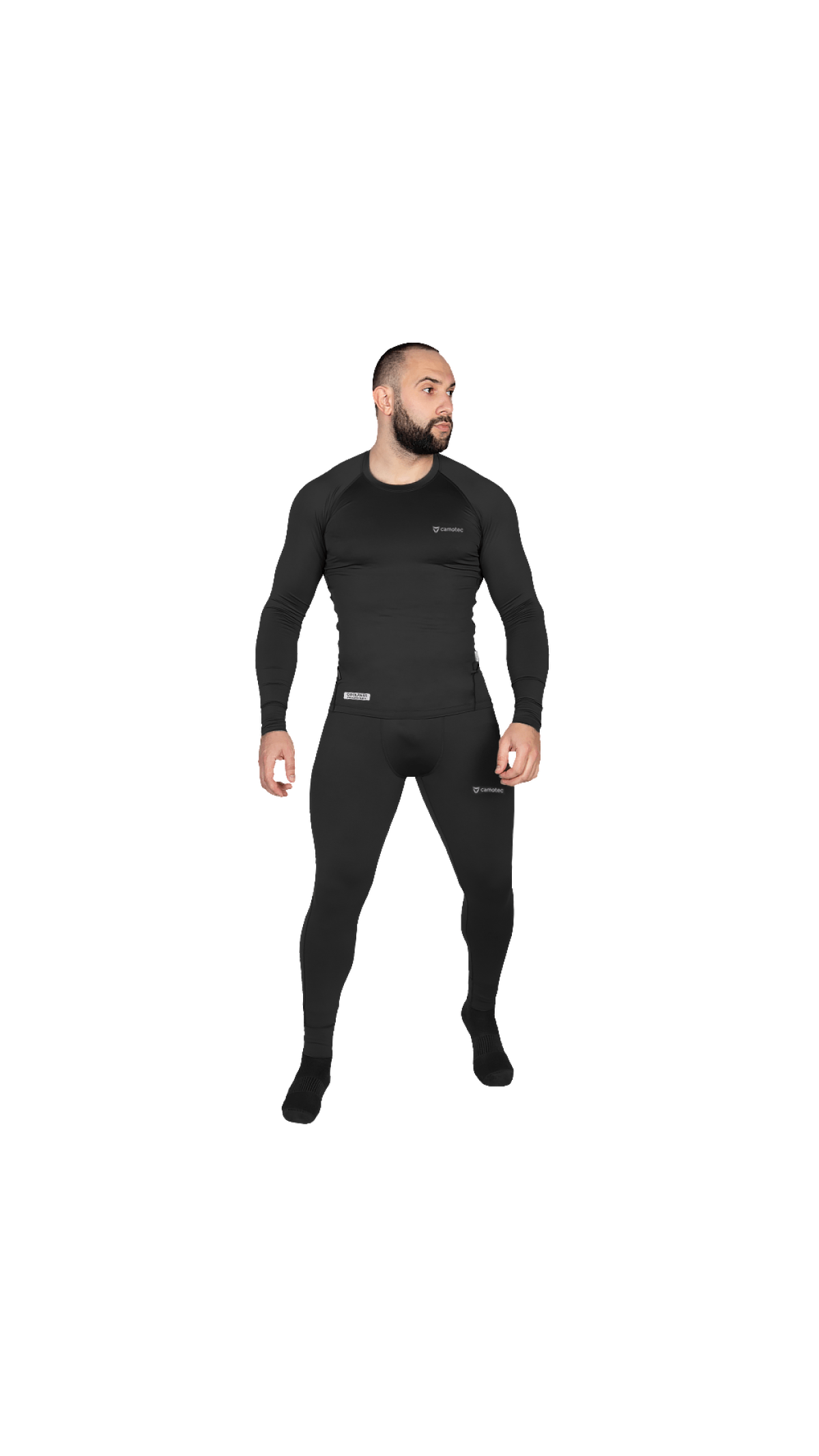 Комплект базового слоя LVL1 “CoolPass SJ” (S | Влагоотводящий | Черный) ТМ Camotec Комплект базового слоя LVL1 “CoolPass SJ” (S | Влагоотводящий | Черный) ТМ Camotec