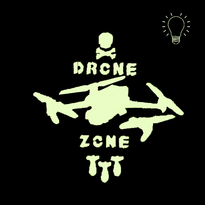 Светонакопительный патч “Dron Zone” (6х6 см | Мультикам) ТМ Camotec