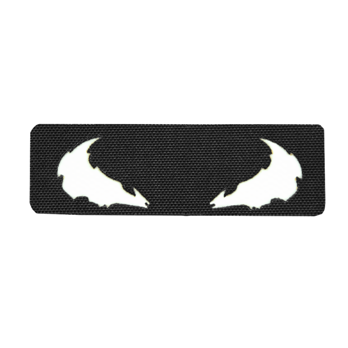 Светонакопительный патч “Глаза Венома” (2,5х8 см | Черный) ТМ Camotec