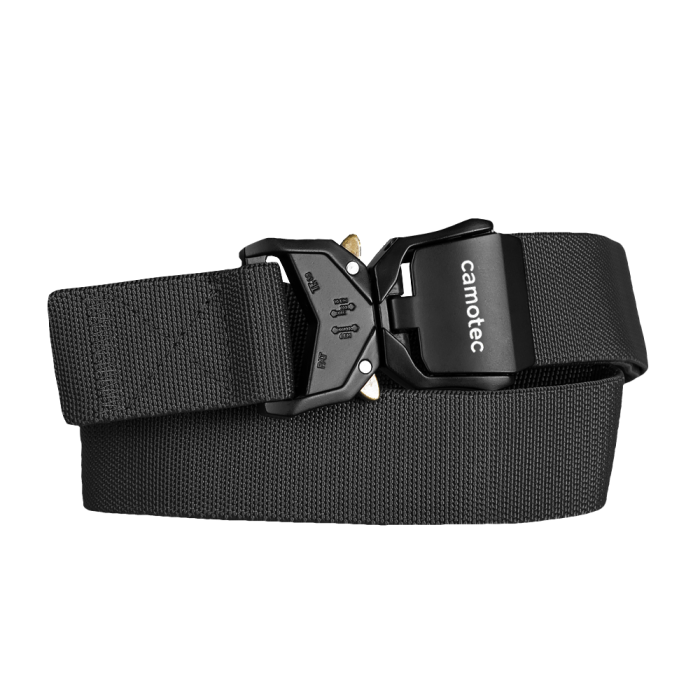 Ремень “Cobra 4.0” (125х3,8 см | Быстросъемный | Черный) ТМ Camotec