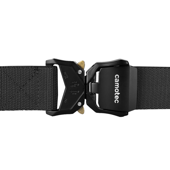 Ремень “Cobra 4.0” (125х3,8 см | Быстросъемный | Черный) ТМ Camotec