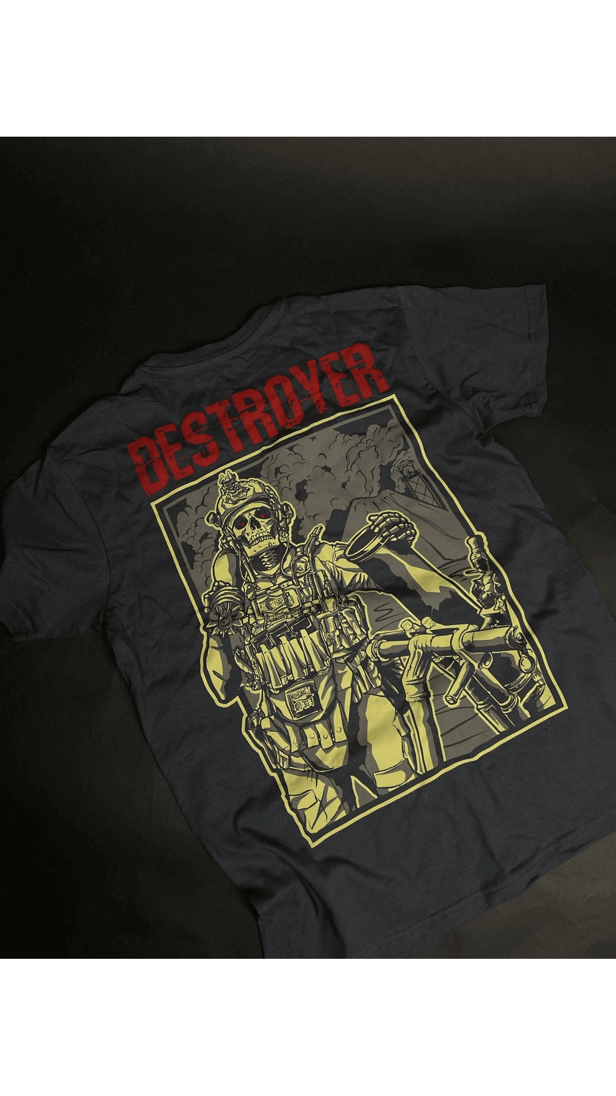 Футболка “Destroyer” (L | Графит) ТМ Balak Wear Футболка “Destroyer” (L | Графит) ТМ Balak Wear