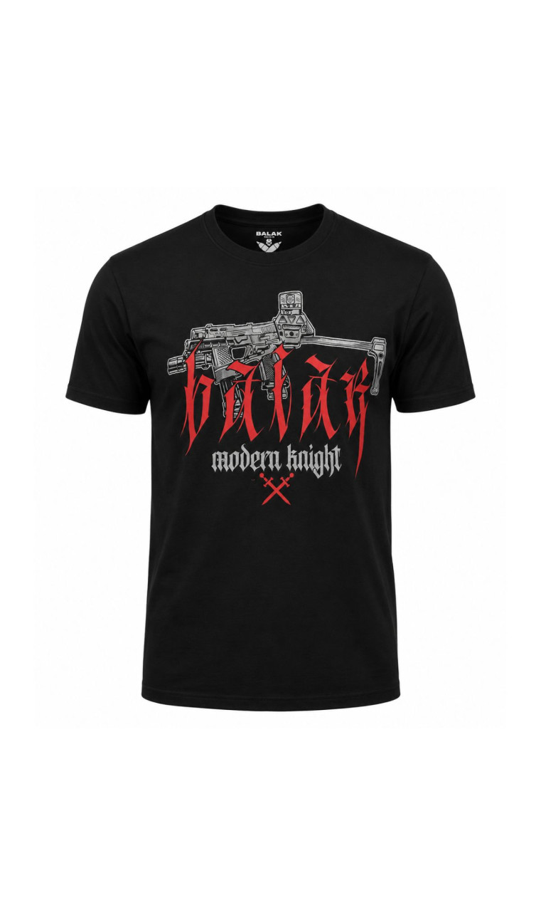 Футболка “Modern Knight” (L | Черная) ТМ Balak Wear Футболка “Modern Knight” (L | Черная) ТМ Balak Wear
