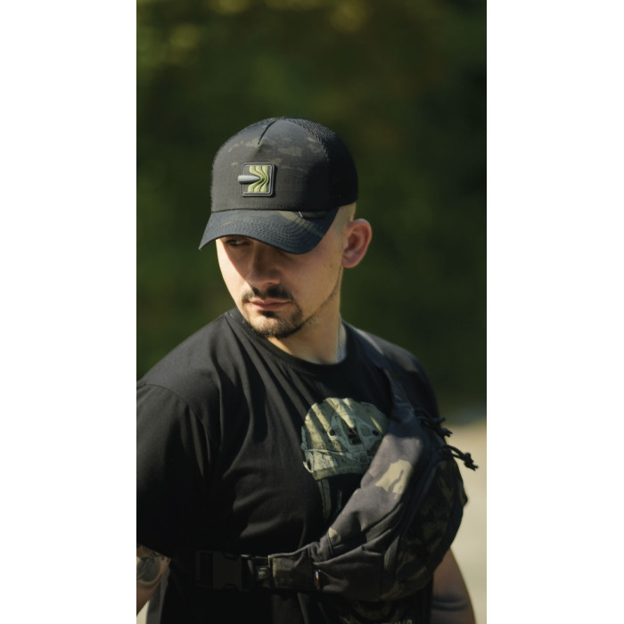 Кепка тактична "Балістика" (Ріп-стоп | L-XL | Чорний мультикам)