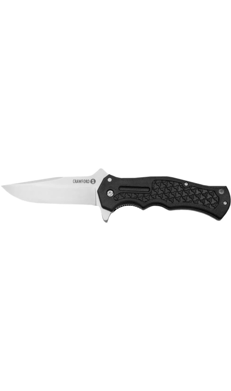 Нож складной “Crawford Model 1” (Нержавеющая сталь | Черный) ТМ Cold Steel
