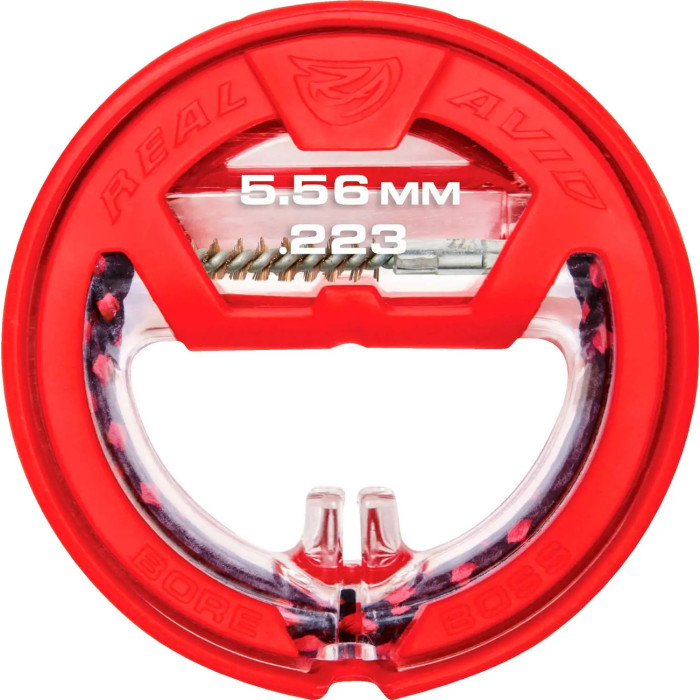 Протяжка для чистки ствола “Bore Boss.223/5.56 мм” (82 см | Бронзовый вишер) ТМ Real Avid