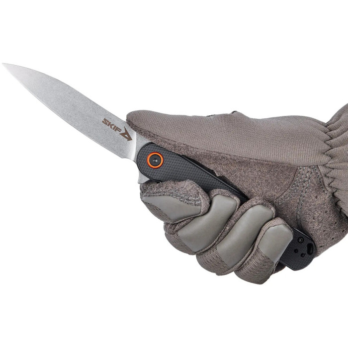 Нож складной “Townee” (Нержавеющая сталь | Обработка Stonewash | Черный) ТМ Skif