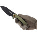 Нож складной “Jock” (Нержавеющая сталь | Черное покрытие лезвия | Олива) ТМ Skif