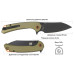 Нож складной “Jock” (Нержавеющая сталь | Черное покрытие лезвия | Олива) ТМ Skif