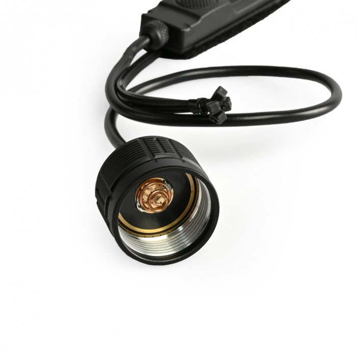 Выносная тактическая кнопка для фонаря “VLF-ARM-01” (Кабель 32 см | Черная) ТМ VIDEX