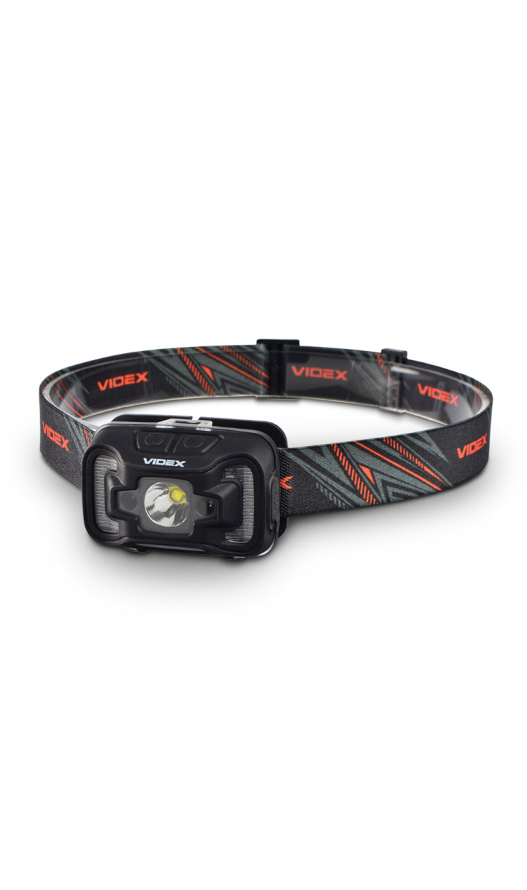 LED-фонарь налобный “VLF-H025C” (310 лм | Белый и красный свет | Черный) ТМ VIDEX LED-фонарь налобный “VLF-H025C” (310 лм | Белый и красный свет | Черный) ТМ VIDEX
