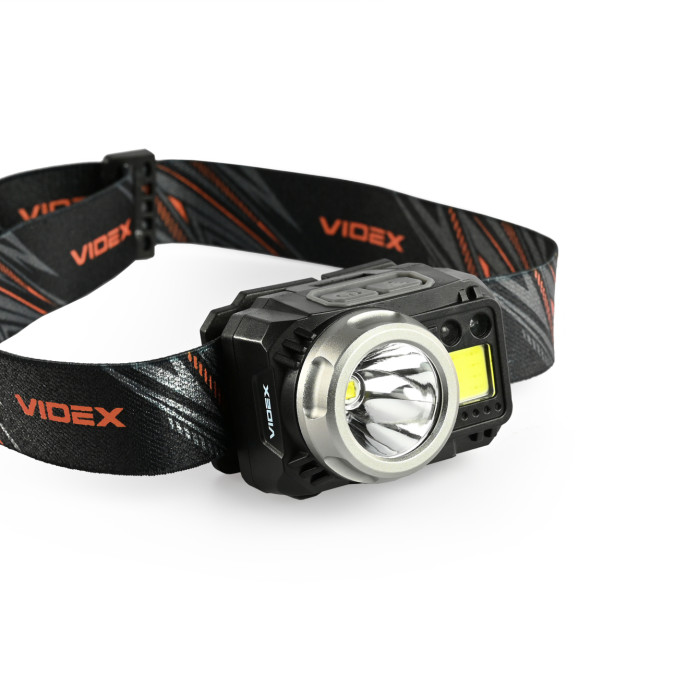 LED-фонарь налобный “VLF-H075C” (550 лм | Белый и красный свет | Черный) ТМ VIDEX LED-фонарь налобный “VLF-H075C” (550 лм | Белый и красный свет | Черный) ТМ VIDEX