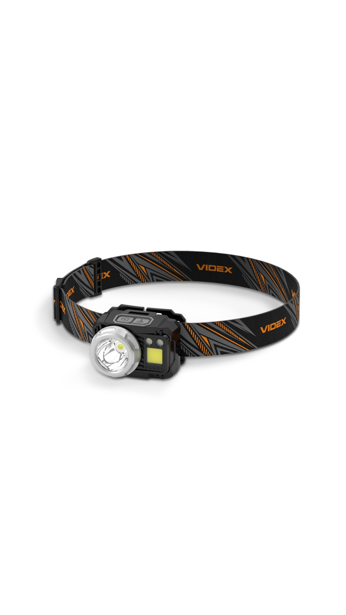 LED-фонарь налобный “VLF-H075C” (550 лм | Белый и красный свет | Черный) ТМ VIDEX