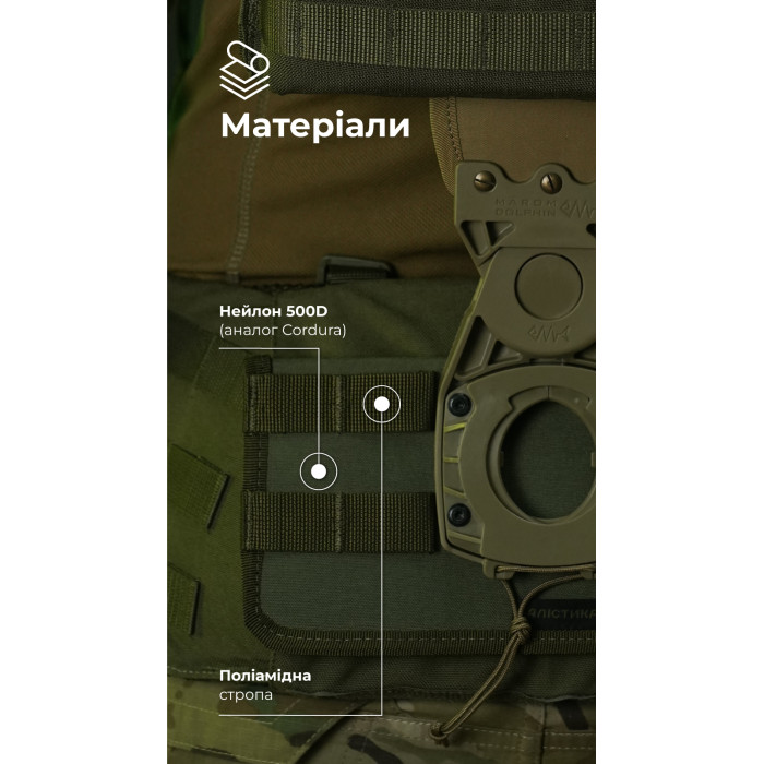 Система разгрузки и распределения веса Marom Dolphin (2 ряда молли | Олива) ТМ Баллистика Система разгрузки и распределения веса Marom Dolphin (2 ряда молли | Олива) ТМ Баллистика