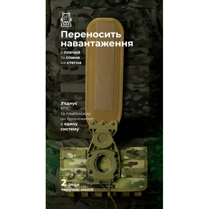 Система разгрузки и распределения веса Marom Dolphin (2 ряда молли | Мультикам) ТМ Баллистика