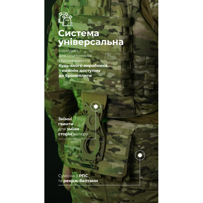 Система разгрузки и распределения веса Marom Dolphin (2 ряда молли | Мультикам) ТМ Баллистика Система разгрузки и распределения веса Marom Dolphin (2 ряда молли | Мультикам) ТМ Баллистика