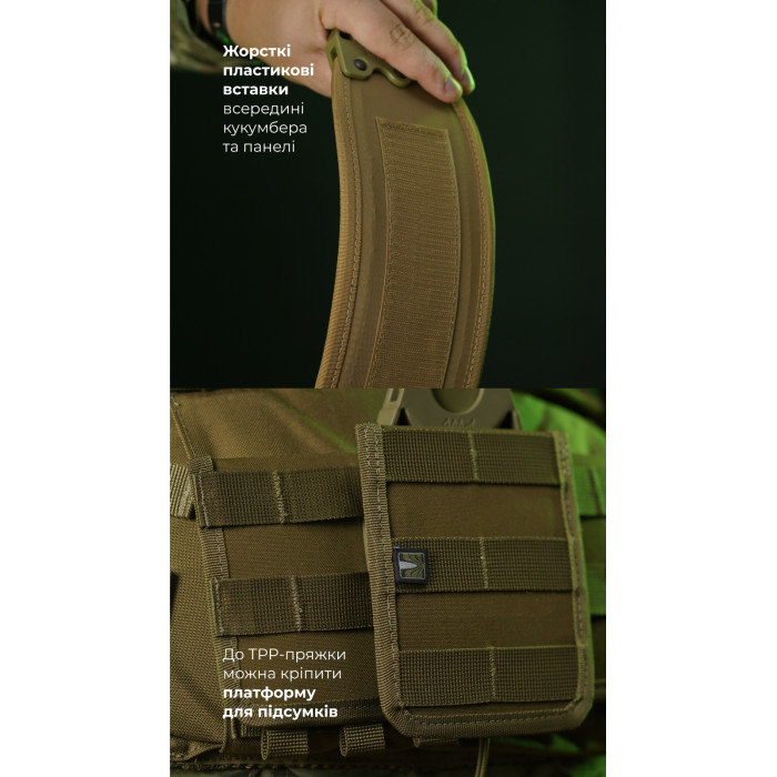 Система разгрузки и распределения веса Marom Dolphin (2 ряда молли | Койот) ТМ Баллистика Система разгрузки и распределения веса Marom Dolphin (2 ряда молли | Койот) ТМ Баллистика