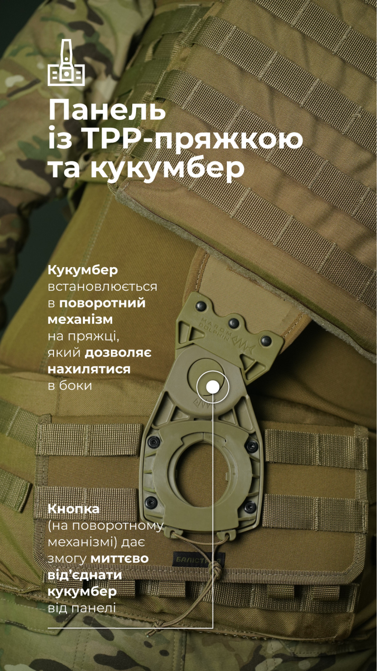Система разгрузки и распределения веса Marom Dolphin (2 ряда молли | Койот) ТМ Баллистика Система разгрузки и распределения веса Marom Dolphin (2 ряда молли | Койот) ТМ Баллистика