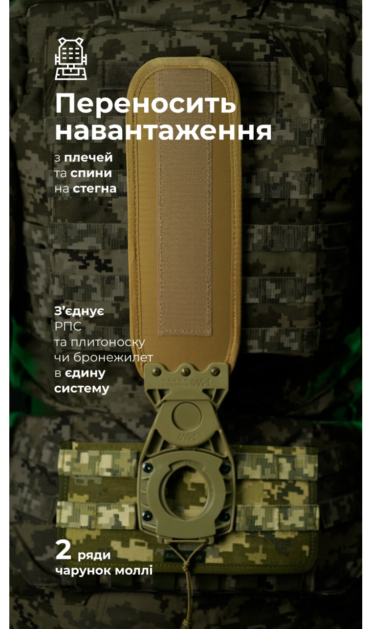 Система разгрузки и распределения веса Marom Dolphin (2 ряда молли | ММ14 “Пиксель”) ТМ Баллистика Система разгрузки и распределения веса Marom Dolphin (2 ряда молли | ММ14 “Пиксель”) ТМ Баллистика