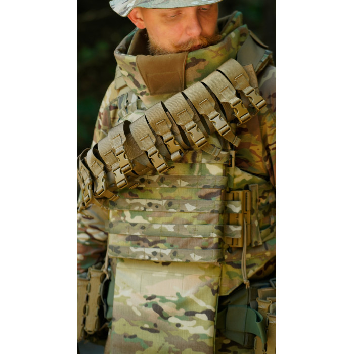 Бандольєра під 40-мм гранати «Пращ» (на 12 пострілів | Койот) ТМ Балістика